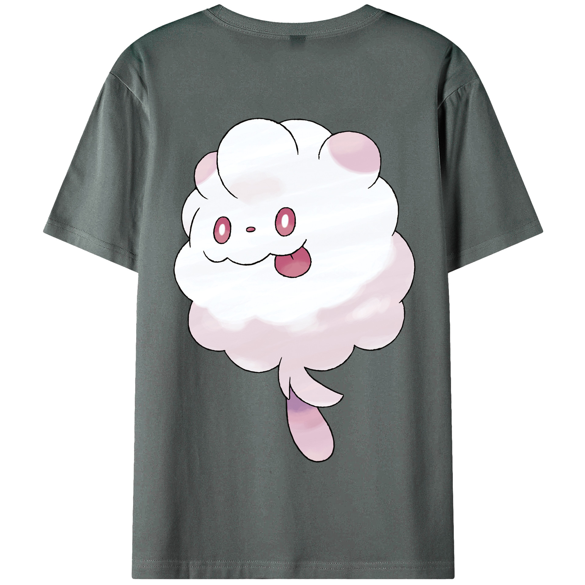 （画像用） ポケットモンスター Pokémon 綿100％半袖Tシャツ（背面プリント）